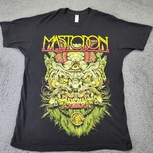 Mastodon 2014 Tour T-Shirt‎ Monster Goblin Size Large Black Tultex
